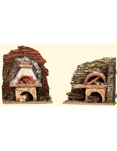 ACCESSORI PRESEPE: vendita online ACCESSORIO PRESEPE FORNO A LEGNA LUMINOSO 10X6X12CM in offerta