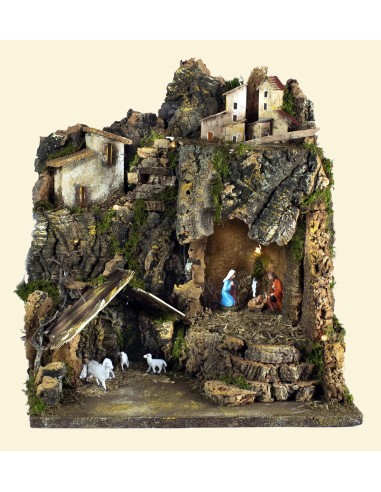 CAPANNE PRESEPE: vendita online PRESEPE C/NATIVITÀ 33X30X34CM in offerta