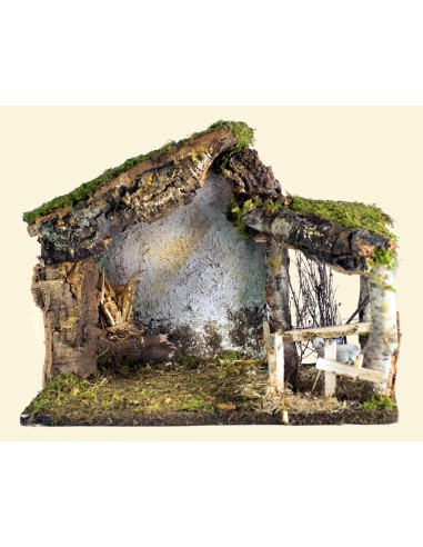 CAPANNE PRESEPE: vendita online CAPANNA C/LUCI 33X18X24CM in offerta