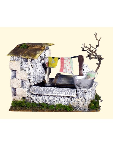 ACCESSORI PRESEPE: vendita online AMBIENTE PRESEPE FONTANA CON POMPA 20X14X17CM in offerta