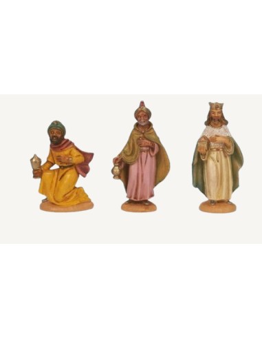 PERSONAGGI PRESEPE: vendita online RE MAGI TIPO LEGNO CM. 10 PZ 3 SET IN BUSTA in offerta