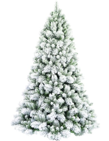 ALBERI DI NATALE: vendita online Albero di Natale Floccato "White Empire" da 225CM in PVC di alta qualità in offerta