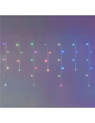 LUCI DI NATALE: vendita online TENDA LUMINOSA 48126 180LED MULTICOLOR RGB in offerta