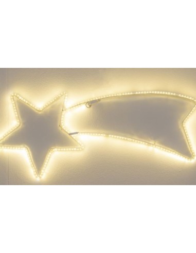 LUCI DI NATALE: vendita online S/LUM 64485 STELLA COMETA 192LED 80cm BIANCO CALDO in offerta