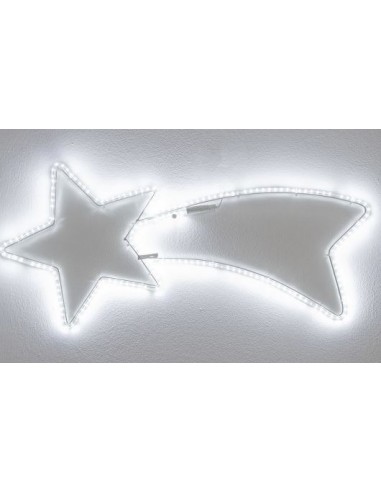 LUCI DI NATALE: vendita online S/LUM 64478 STELLA COMETA 192LED 65CM B.CO FREDDO in offerta