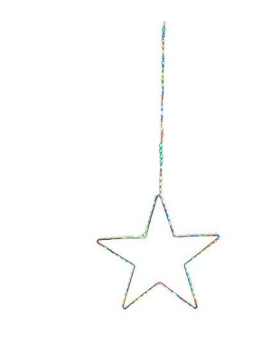 LUCI DI NATALE: vendita online STELLA 35CM 113LED MULTICOLOR in offerta