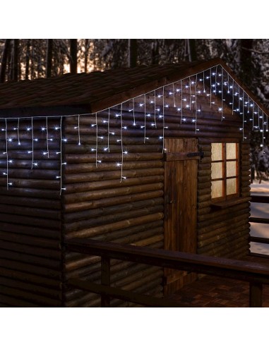 LUCI DI NATALE: vendita online ICE LIGHT 180 LED Bianco di Natale, La Magia di Natale per Illuminar Casa Tua in offerta