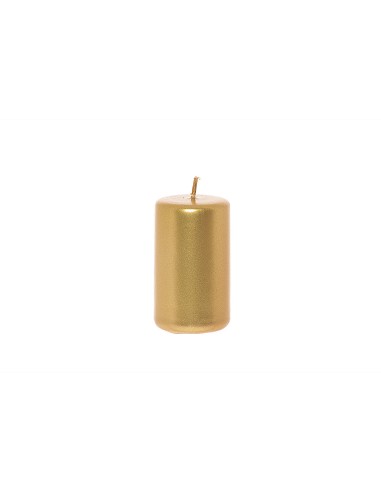 CANDELE E GIROCANDELE: vendita online CAND 88777 PILLAR ORO 7X5 in offerta