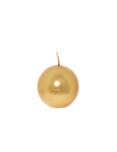 CANDELE E GIROCANDELE: vendita online CAND 88869 SFERA LUCID 8CM ORO in offerta