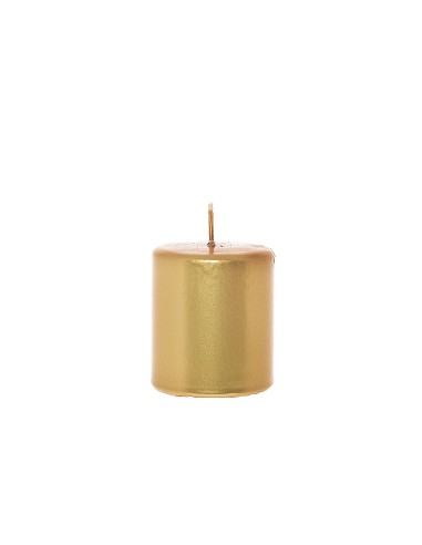 CANDELE E GIROCANDELE: vendita online CAND 88845 PILLAR ORO LUCID 10X9 in offerta