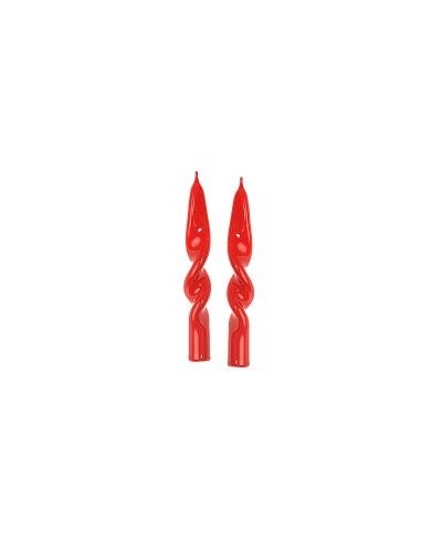 CANDELE E GIROCANDELE: vendita online SET 2 CAND 94884 FIAMMA ROSSA H14 in offerta