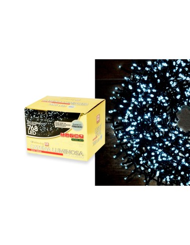 LUCI DI NATALE: vendita online S/LUM 87624 CATENA 768LED BIANCO FREDDO in offerta