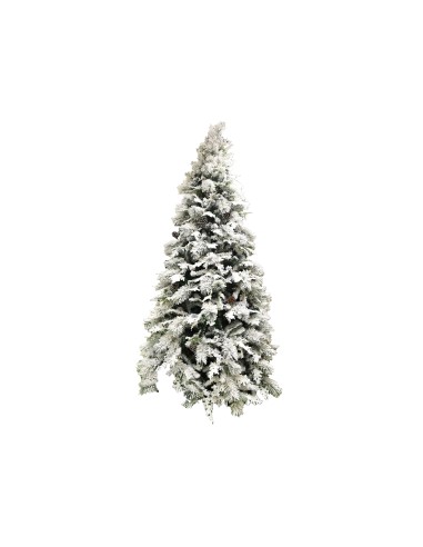 ALBERI DI NATALE: vendita online Albero di Natale "chamonix" altezza 240cm diametro 142cm con neve e pigne 819 rami in offerta