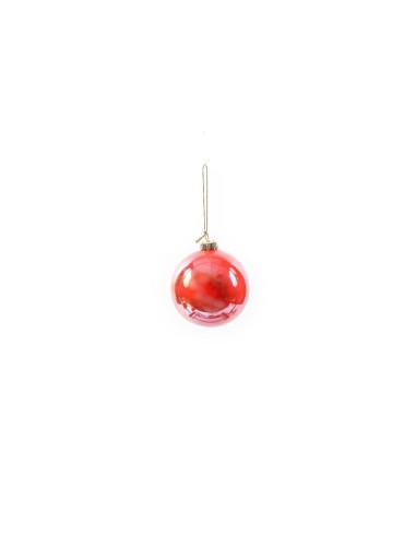 SFERE E PENDAGLI: vendita online SFERA 21953 VETRO 8CM SHINY ROSSO in offerta