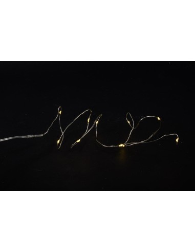 LUCI DI NATALE: vendita online S/LUM 06769 CATENA 40MICROLED BIANCO CALDO in offerta