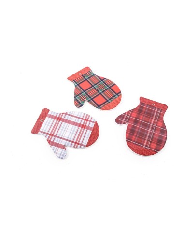 OGGETTISTICA NATALE: vendita online PIASTRELLA TARTAN CERAMICA 22X18CM ASSORTITO in offerta