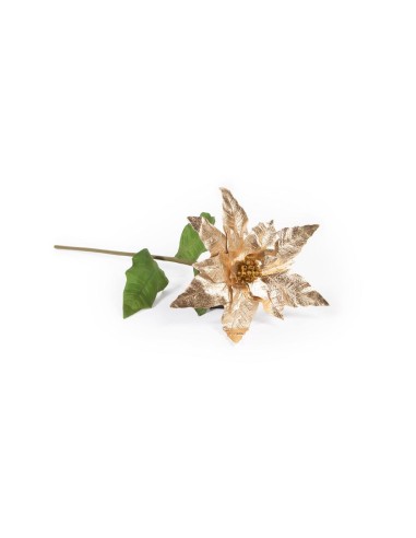 FIORI: vendita online FIORE STELLA DI NATALE ORO 105X48CM in offerta