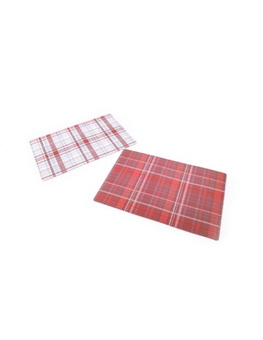 OGGETTISTICA NATALE: vendita online TOVAGLIETTA 02525 TARTAN 30X45 ASSORTITO in offerta