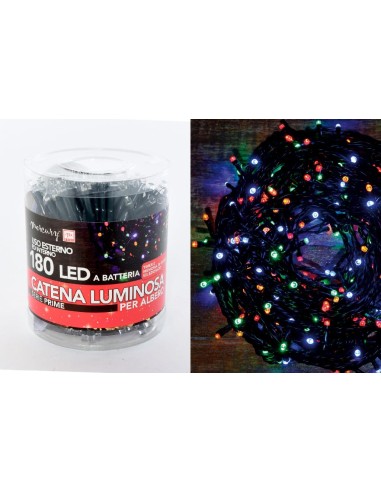 LUCI DI NATALE: vendita online S/LUM 84272 CATENA 180LED MULTICOLOR in offerta