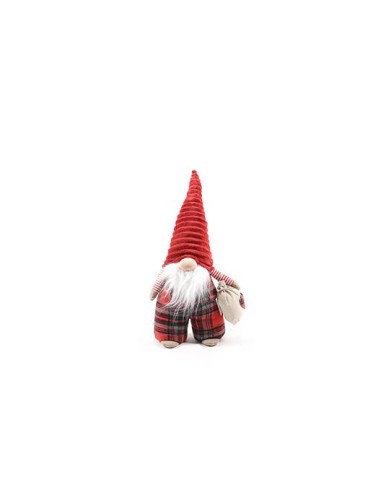 OGGETTISTICA NATALE: vendita online BABBO NATALE 74871 TESSUTO 27X13X59CM in offerta