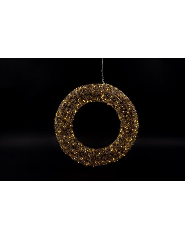 LUCI DI NATALE: vendita online Corona Supreme in Metallo D50CM con 300 Luci LED di Natale - La Magia di Natale a casa tua! in...