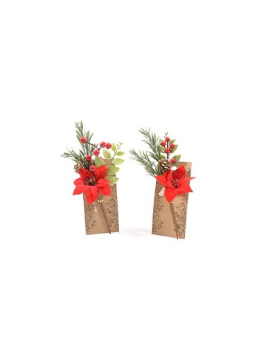 FIORI: vendita online TRALCIO NATALIZIO STELLA DI NATALE 28CM ASSORTITO in offerta