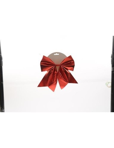 OGGETTISTICA NATALE: vendita online FIOCCO NATALIZIO ROSSO 20X24CM in offerta