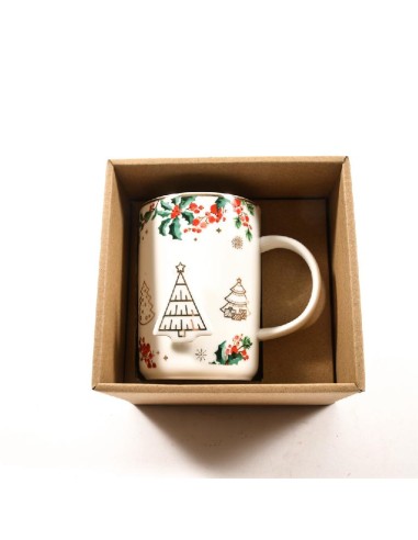 PORCELLANE: vendita online TAZZA MUG PORCELLANA E ORO ZECCHINO 11X11X9CM in offerta