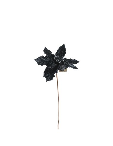 FIORI: vendita online Stella di Natale Nera 23X60CM - La Magia di Natale a Casa Tua in offerta