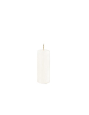 CANDELE E GIROCANDELE: vendita online CANDELA PILLAR LUCIDA 10X4CM AVORIO in offerta