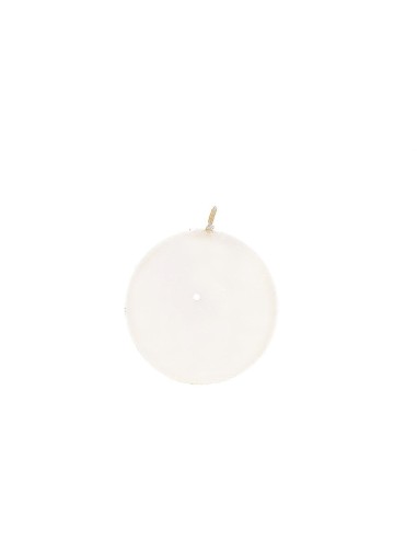 CANDELE E GIROCANDELE: vendita online CANDELA SFERA LUCIDA AVORIO D8CM in offerta