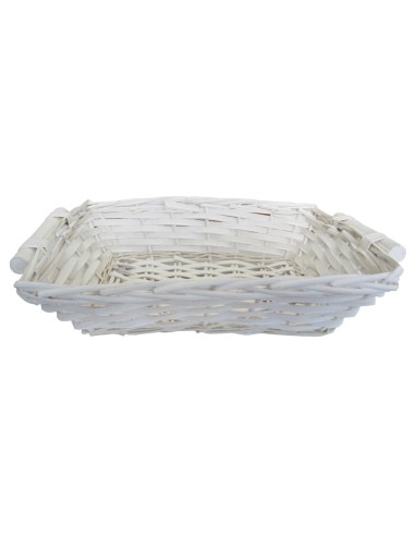 CESTERIA: vendita online CESTO 26115 VIMINI BIANCO 36X27X10 in offerta