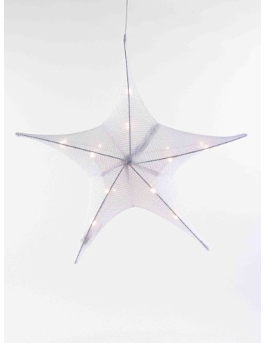 LUCI DI NATALE: vendita online STELLA 129698 BIANCA 50LED 110CM POLIESTERE in offerta