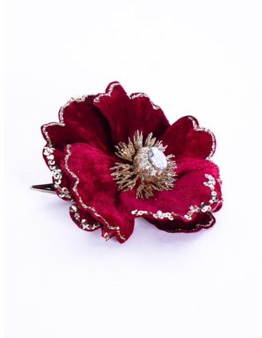 FIORI: vendita online MAGNOLIA ROSSA 133173 C/CLIP PVC in offerta