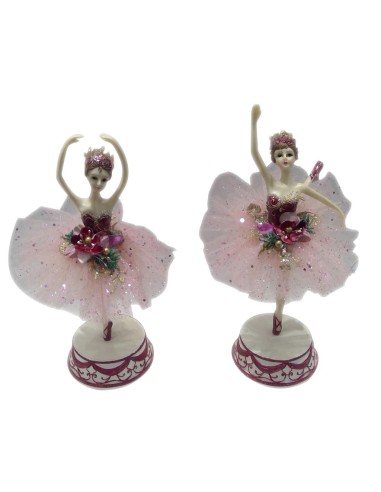 OGGETTISTICA NATALE: vendita online BALLERINA 204254 CARILLON ASSORTITO in offerta