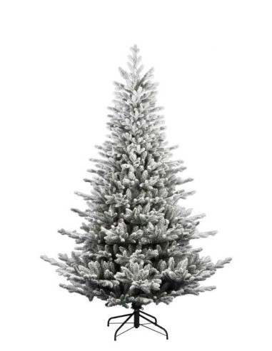 ALBERI DI NATALE: vendita online Albero di Natale "noel" altezza 210cm diametro 137cm con 1000 rami floccato in offerta