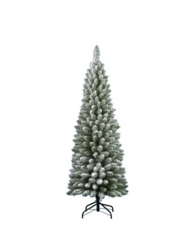 ALBERI DI NATALE: vendita online Albero di Natale "silvestre" altezza 180cm diametro 55cm con 326 rami FLOCCATO in offerta