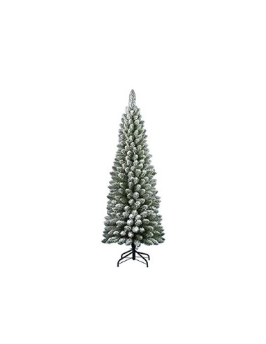 ALBERI DI NATALE: vendita online Albero di Natale "silvestre" altezza 210cm diametro 60cm con 442 rami floccato in PVC in off...