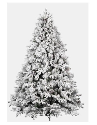 ALBERI DI NATALE: vendita online Albero di Natale Floccato "Stella" da 210cm in PE, PVC e PP di alta qualità in offerta