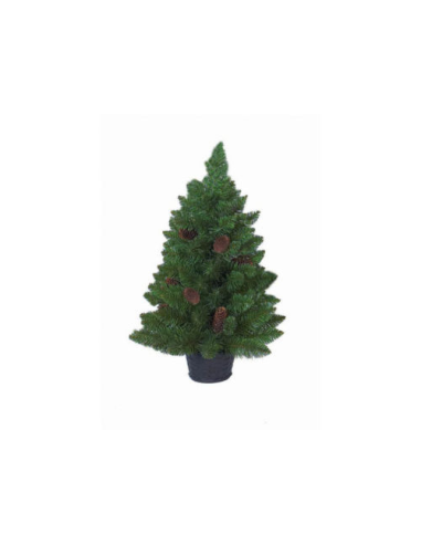 ALBERI DI NATALE: vendita online Albero Pinetto di Natale da 75 cm con pigne in offerta