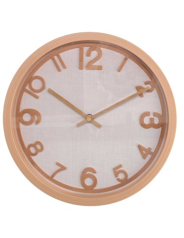 OROLOGI: vendita online OROLOGIO 187178 PLASTICA 31CM NATURALE EFFETTO LEGNO in offerta