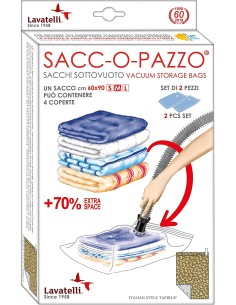 COPRIABITI E SACCHETTI SALVASPAZIO: vendita online SACCO SALVASPAZIO PER COPERTE BLISTER 2 PZ in offerta