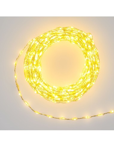 LUCI DI NATALE: vendita online Catena Luminosa 625 MicroLED Bianco Caldo - La Magia di Natale a casa tua in offerta