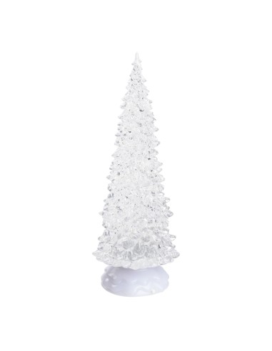 LUCI DI NATALE: vendita online ALBERO NATALE GHIACCIO ACRILICO GLITTER LED ICE BIANCO CALDO/ BIANCO / in offerta