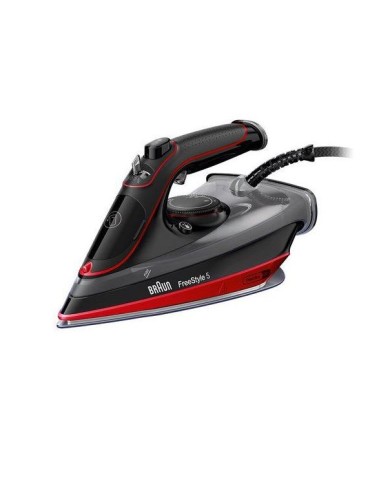 FERRI DA STIRO E STIRATRICI: vendita online FERRO DA STIRO SI5057RD 2700W SUPERCERAMIC NERO/ROSSO in offerta