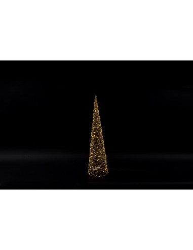 OGGETTISTICA NATALE: vendita online ALBERO CONO SUPREME METALLO 300 LUCI LED 20X80CM in offerta