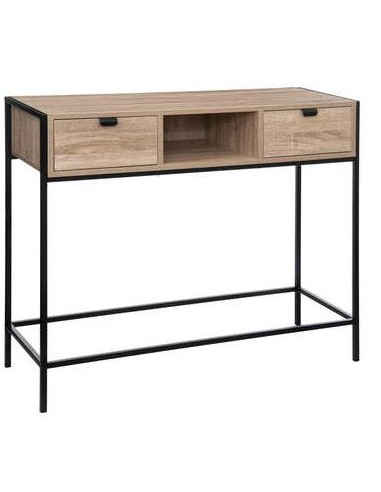 MOBILETTI E CONSOLE: vendita online CONSOLLE 181373 ALIAJ 2 CASSETTI 100X35X80CM EFFETTO LEGNO in offerta