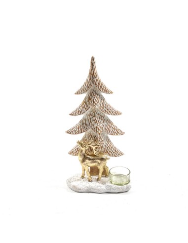 CANDELIERI: vendita online Portacandele Natalizio in Resina 1 Fuoco 29,5x15x8cm di Natale - La Magia di Natale a casa tua in ...