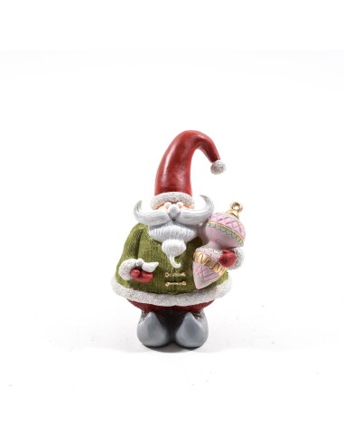 BABBO NATALE RESINA 24X12X20CM su Shop in Casa