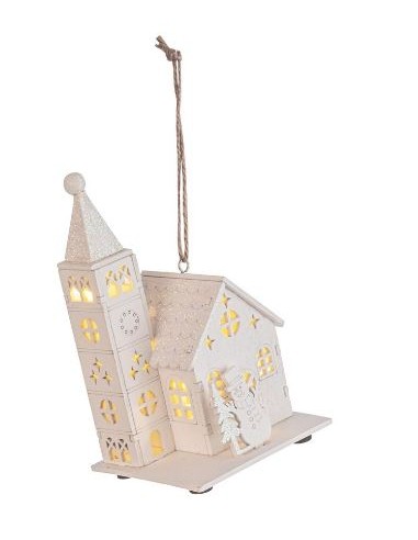 SFERE E PENDAGLI: vendita online PENDENTE CHIESA 0971867 KORIN BIANCO CON LED in offerta